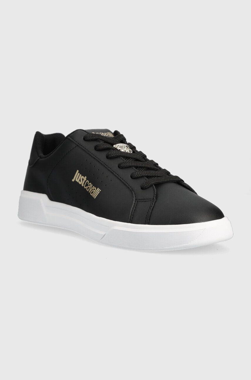 Just Cavalli sneakers din piele culoarea negru 74QB3SB3 - Pled.ro