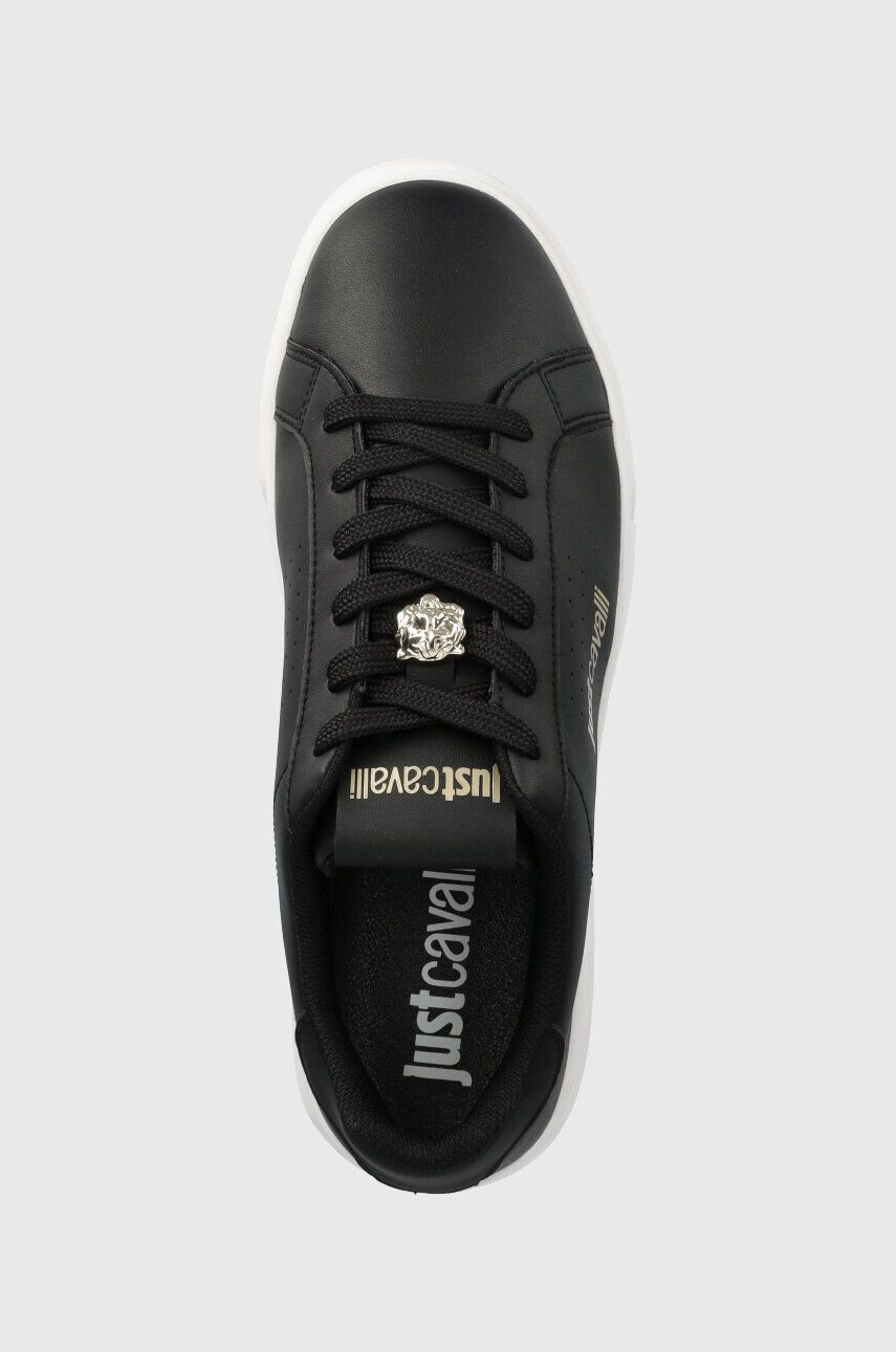 Just Cavalli sneakers din piele culoarea negru 74QB3SB3 - Pled.ro