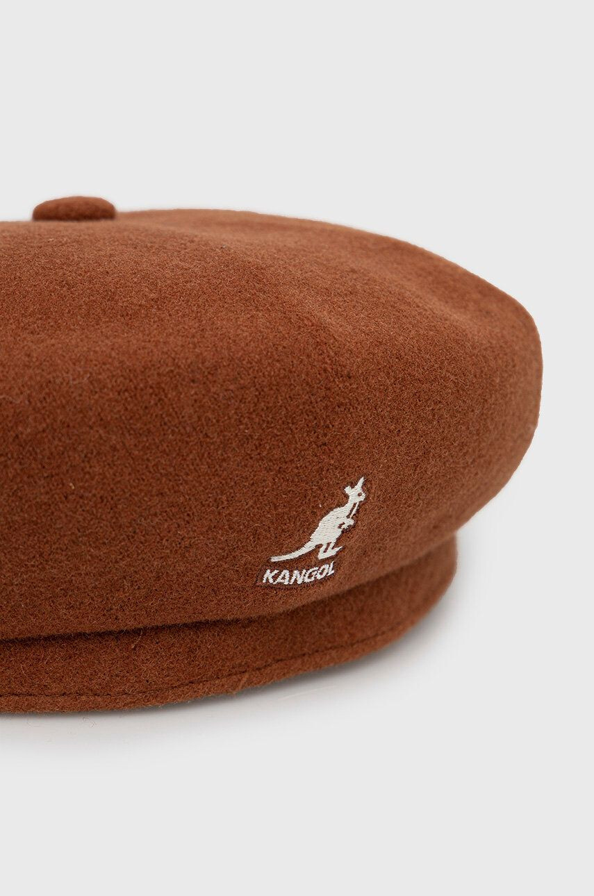 Kangol bereta de lana culoarea maro de lana - Pled.ro