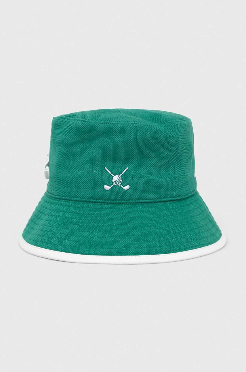 Kangol pălărie cu două fețe culoarea verde - Pled.ro