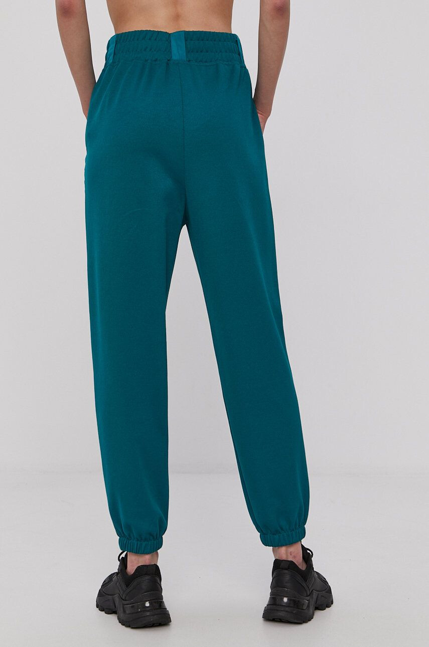 Kappa Pantaloni femei culoarea verde material neted - Pled.ro