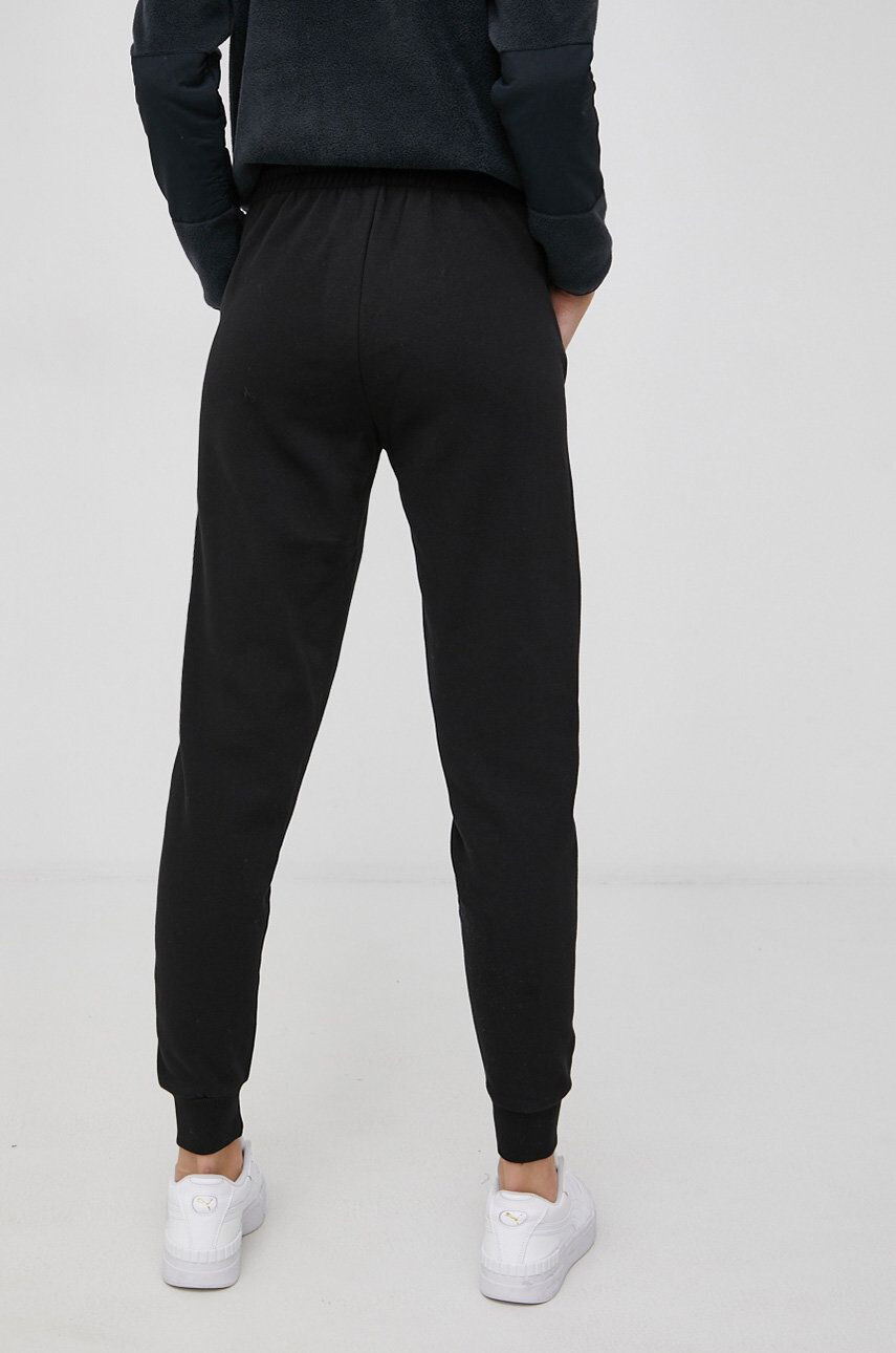 Kappa pantaloni femei culoarea negru neted - Pled.ro