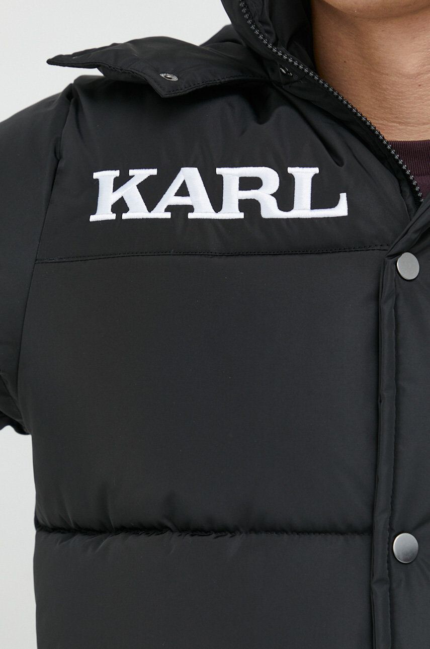 Karl Kani geaca barbati culoarea negru de iarna - Pled.ro