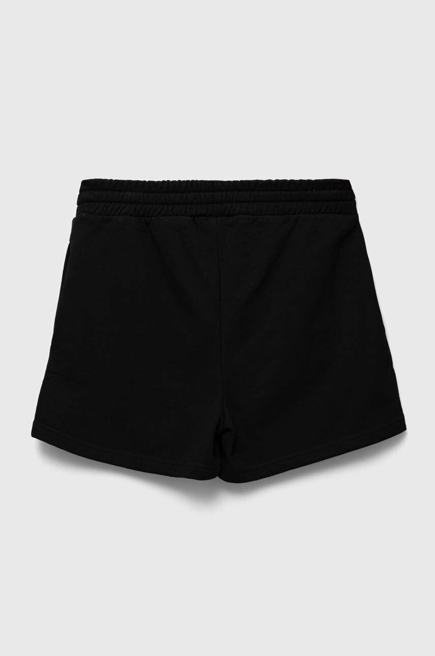 Karl Kani pantaloni scurti femei culoarea negru neted high waist - Pled.ro