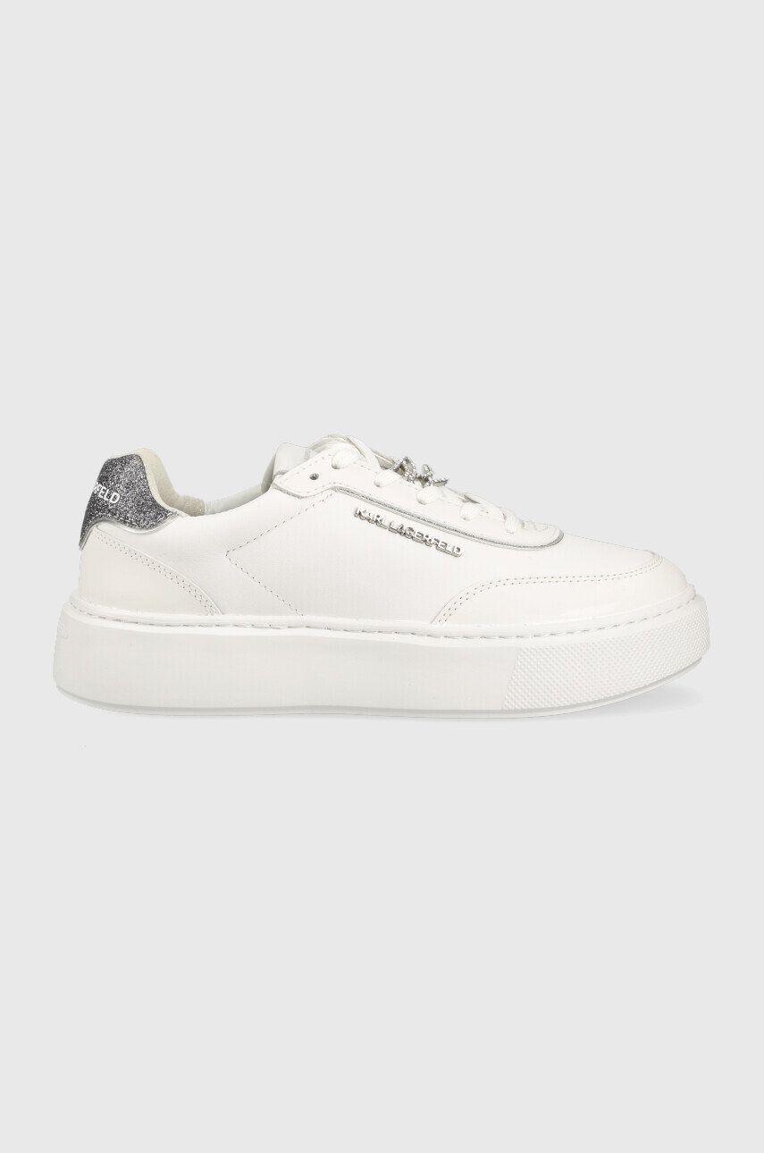 Karl Lagerfeld sneakers pentru bebeluși MAXI KUP culoarea alb KL62229 - Pled.ro