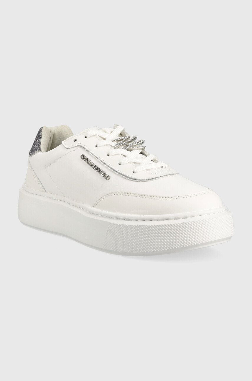 Karl Lagerfeld sneakers pentru bebeluși MAXI KUP culoarea alb KL62229 - Pled.ro