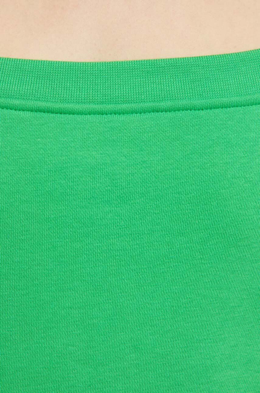 Karl Lagerfeld bluza femei culoarea verde neted - Pled.ro