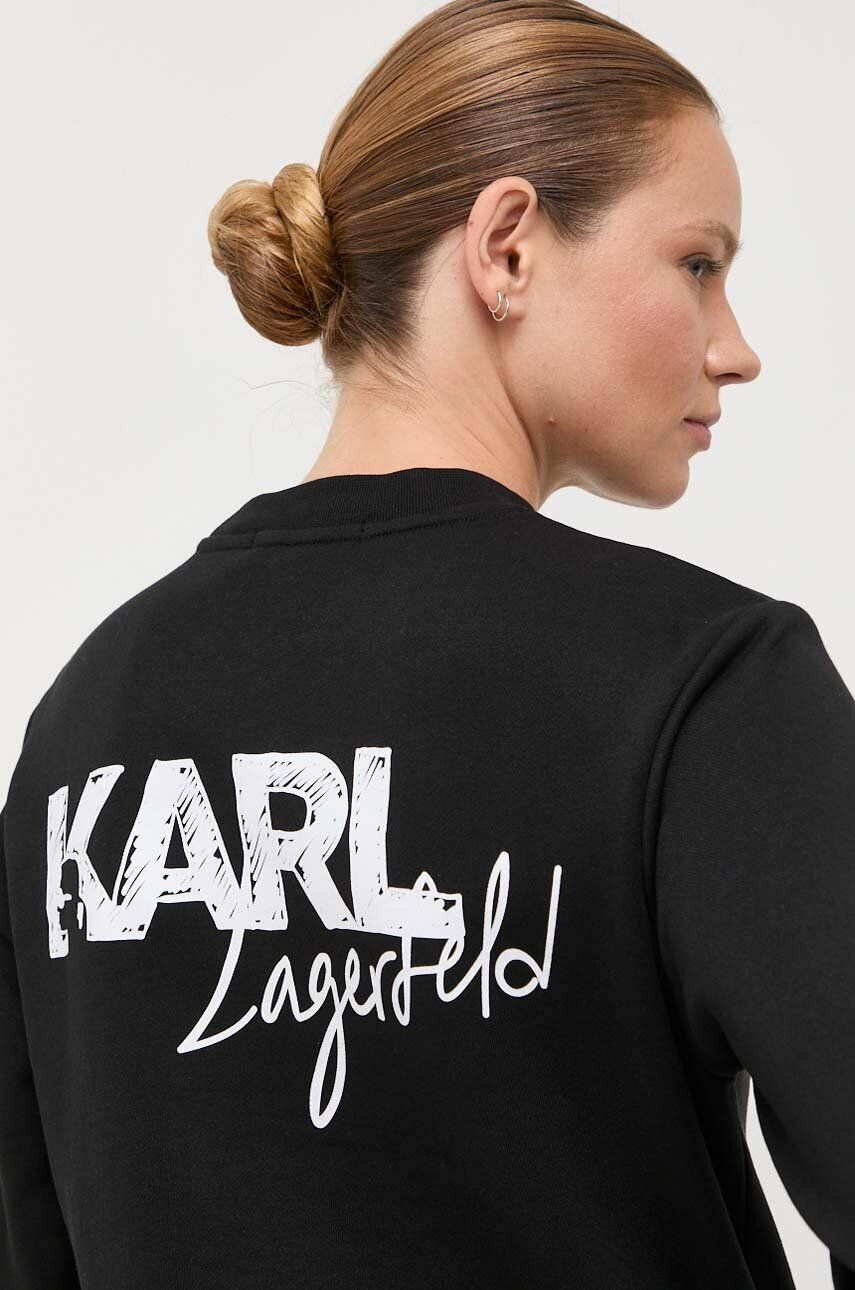 Karl Lagerfeld bluza femei cu imprimeu - Pled.ro