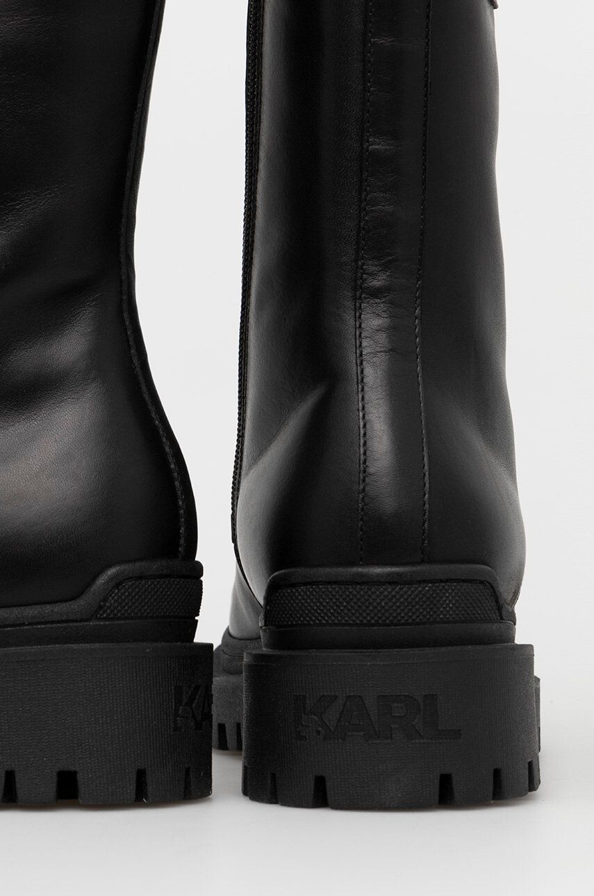 Karl Lagerfeld Bocanci de piele - Pled.ro