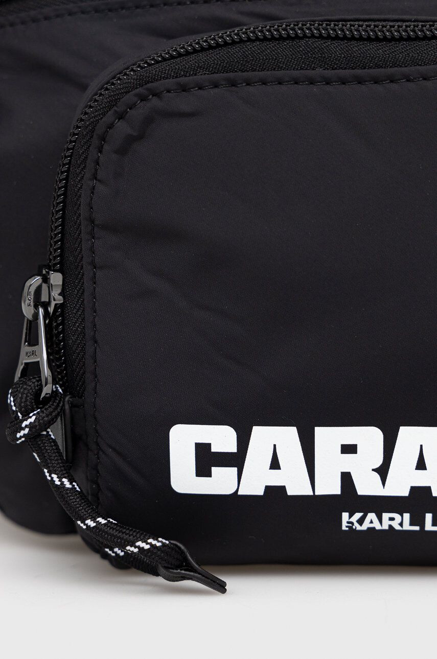 Karl Lagerfeld borseta X Cara Delevingne culoarea negru - Pled.ro