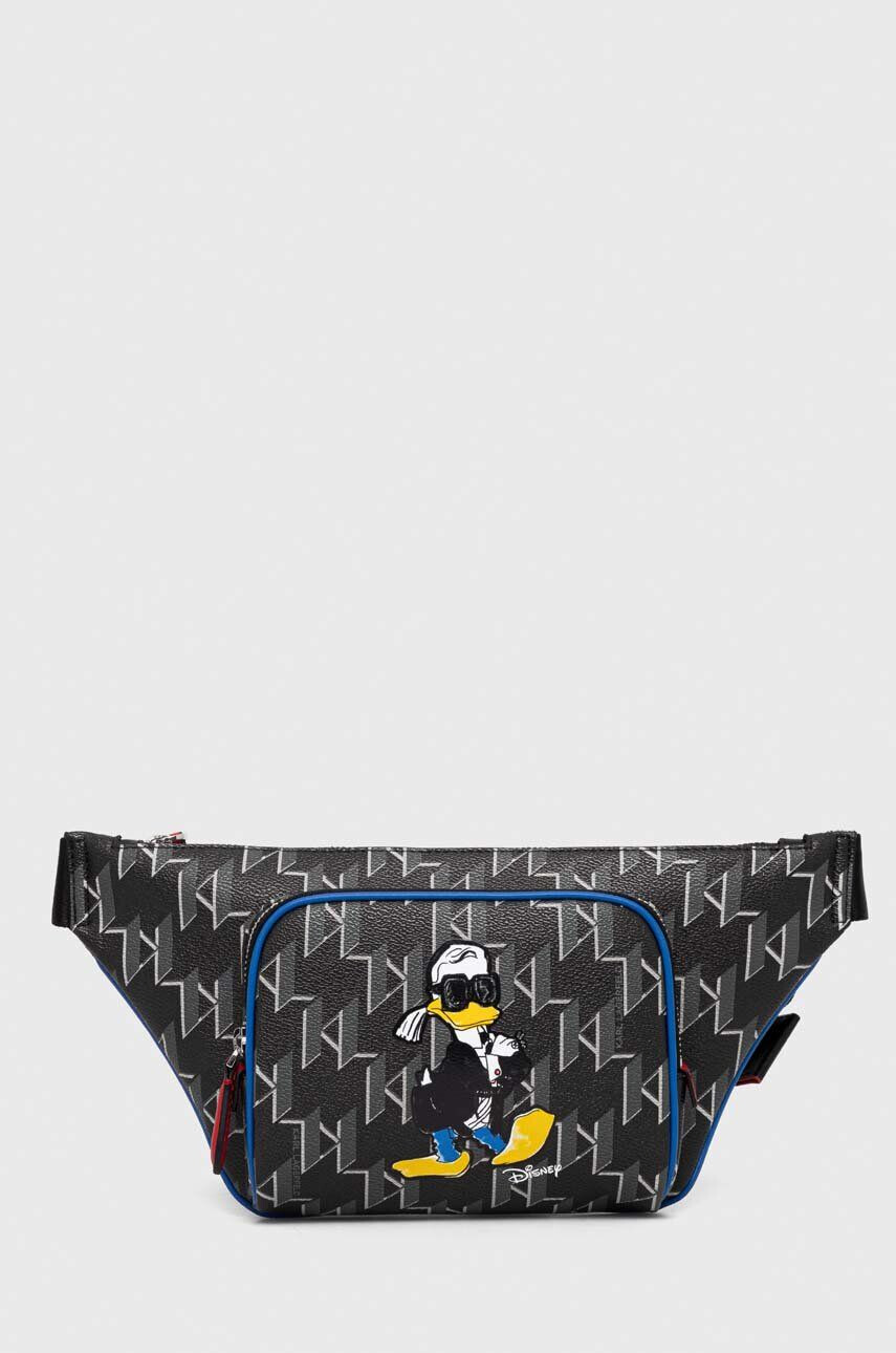 Karl Lagerfeld borseta x Disney culoarea negru - Pled.ro