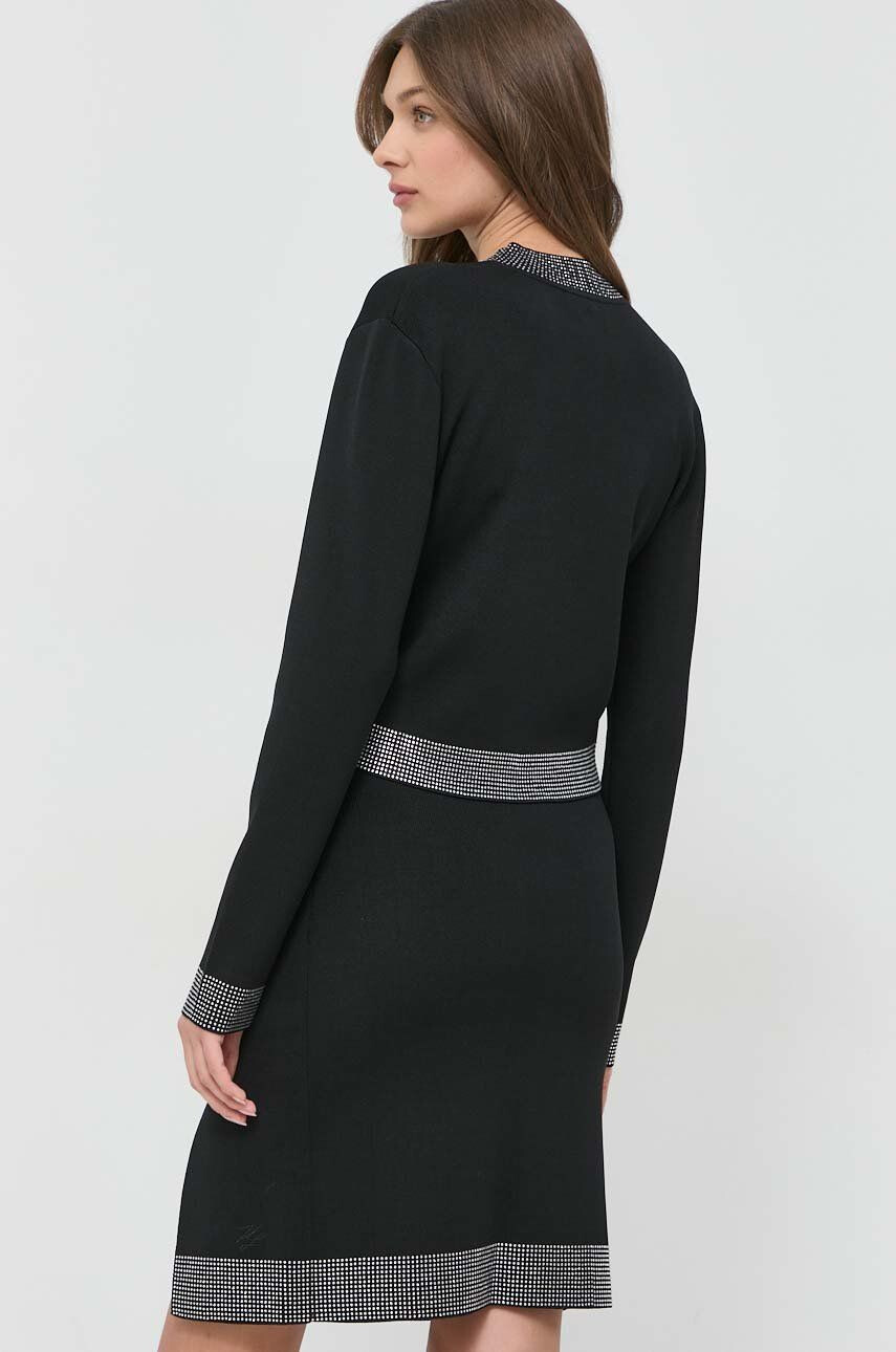 Karl Lagerfeld cardigan femei culoarea negru light - Pled.ro