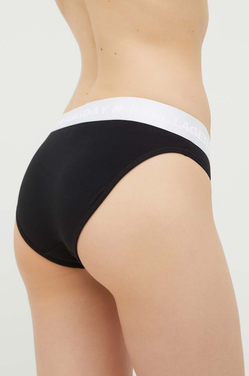 Karl Lagerfeld chiloti 7-pack culoarea negru - Pled.ro