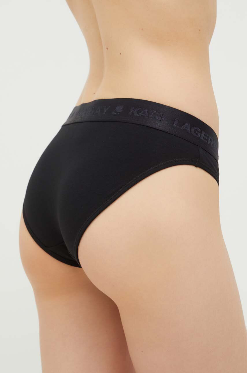 Karl Lagerfeld chiloti 7-pack culoarea negru - Pled.ro