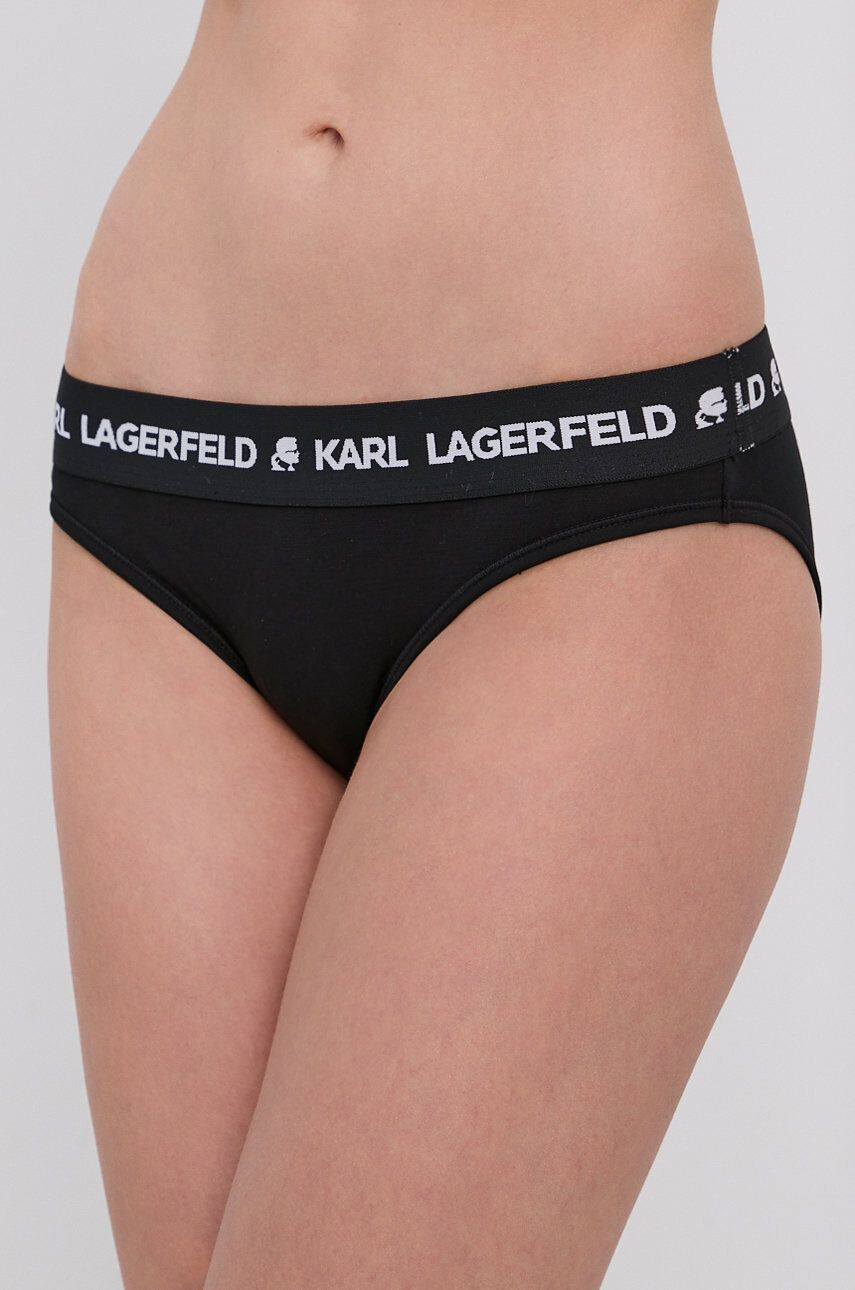 Karl Lagerfeld chiloti culoarea negru - Pled.ro