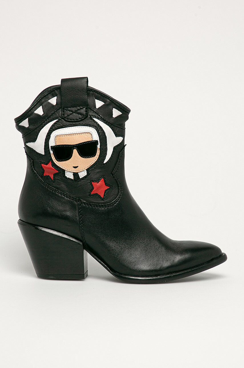 Karl Lagerfeld Cizme de piele - Pled.ro