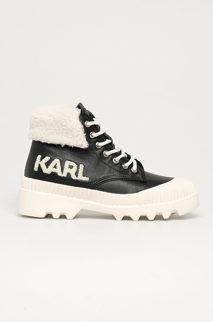 Karl Lagerfeld Cizme de piele - Pled.ro