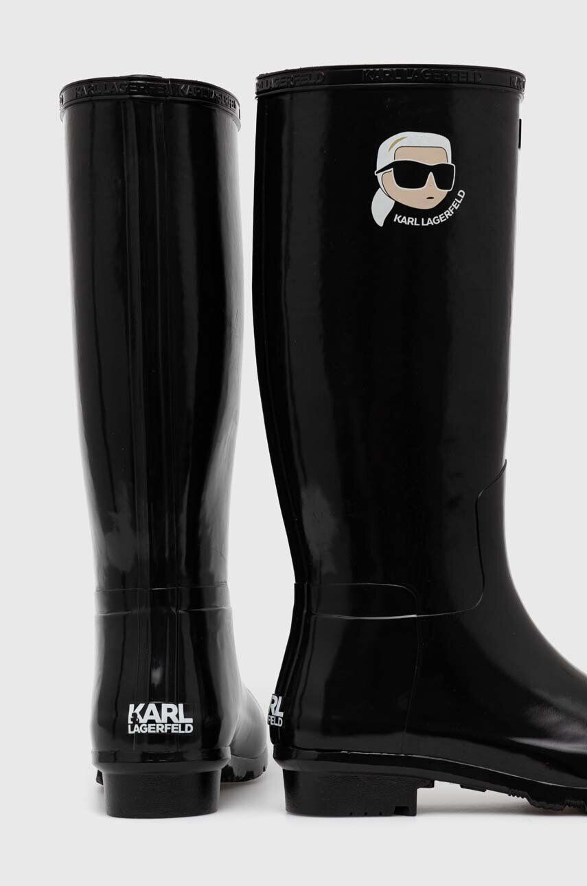 Karl Lagerfeld cizme KALOSH NFT femei culoarea negru KL47090N - Pled.ro