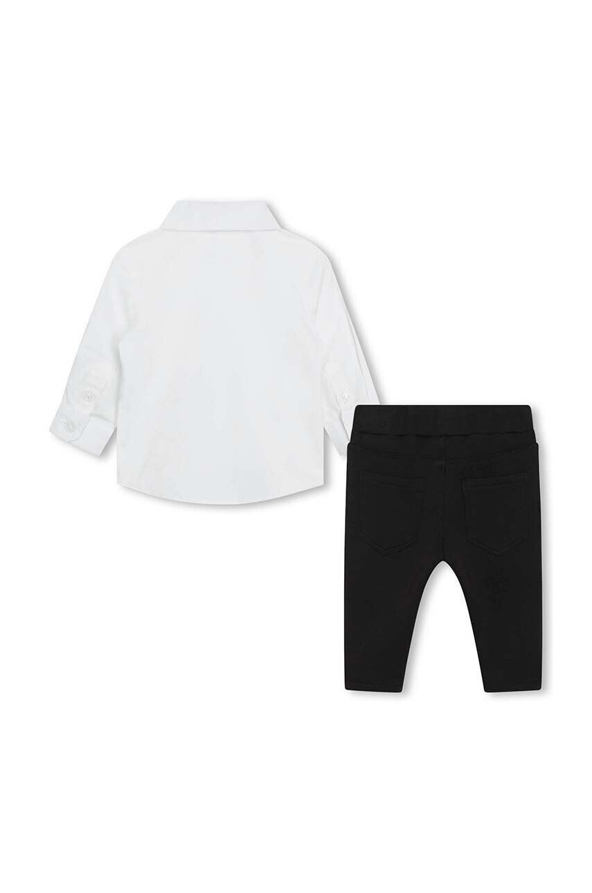 Karl Lagerfeld compleu bebe culoarea alb - Pled.ro