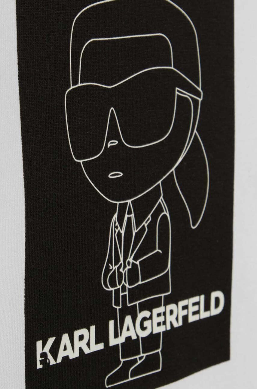 Karl Lagerfeld compleu bebe culoarea alb - Pled.ro