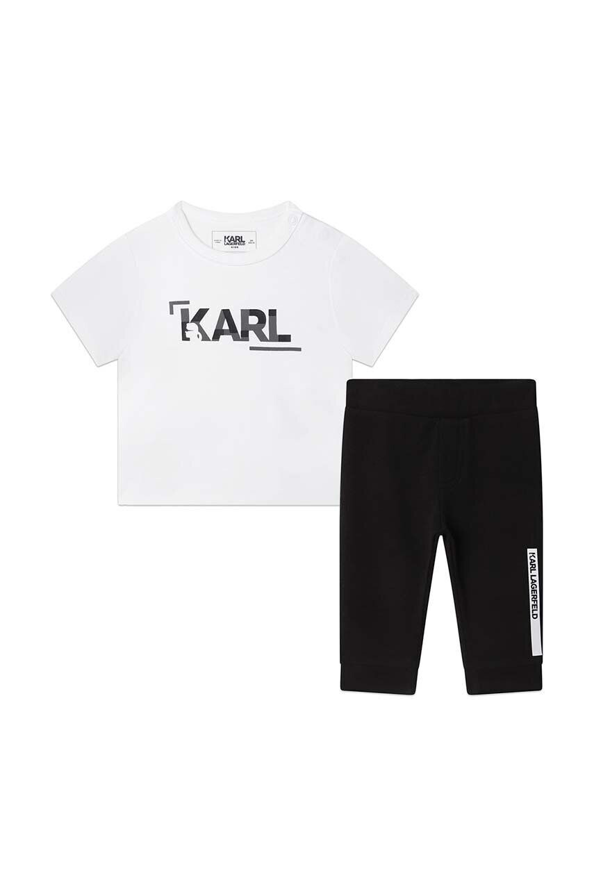 Karl Lagerfeld compleu copii culoarea roz - Pled.ro