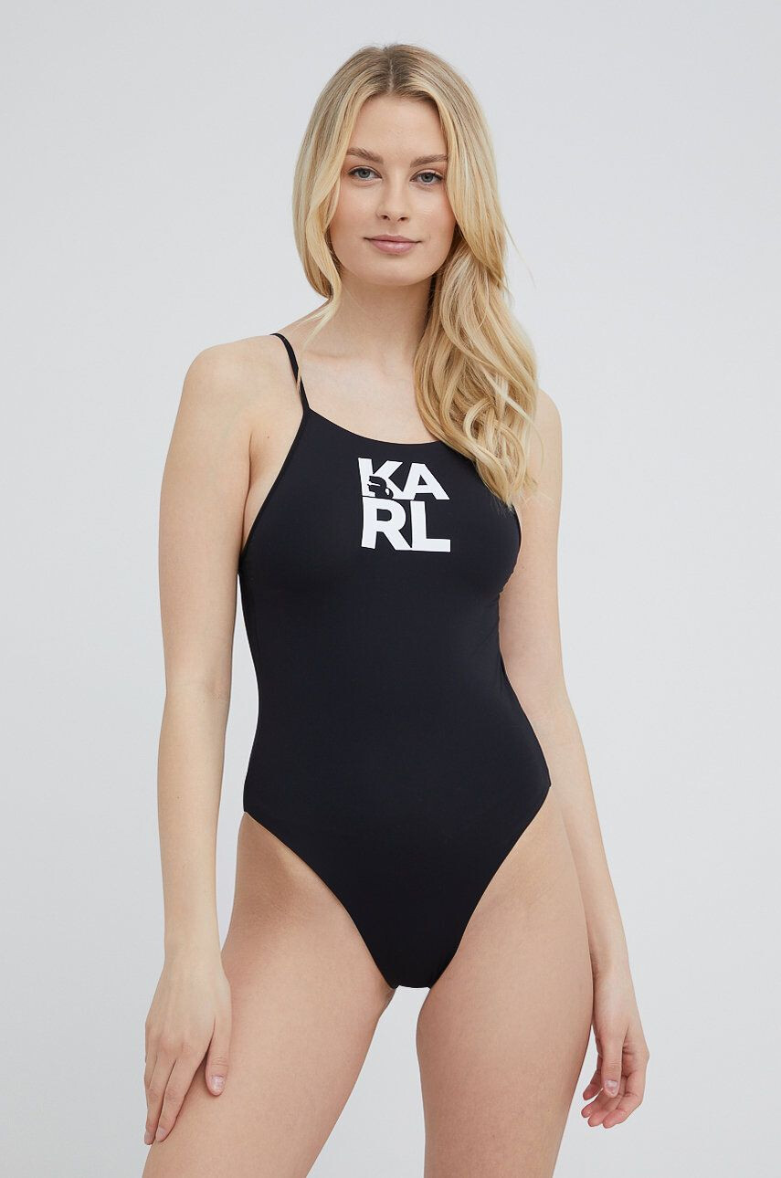 Karl Lagerfeld costum de baie dintr-o bucată - Pled.ro