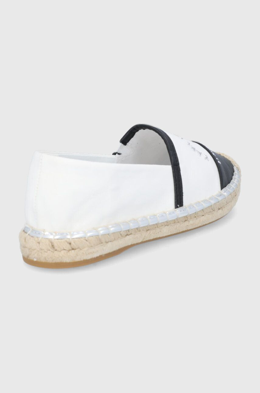 Karl Lagerfeld espadrile Kamini culoarea alb - Pled.ro