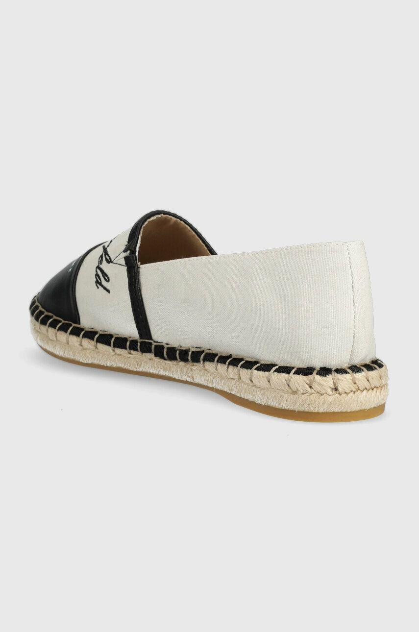 Karl Lagerfeld espadrile KAMINI culoarea bej - Pled.ro