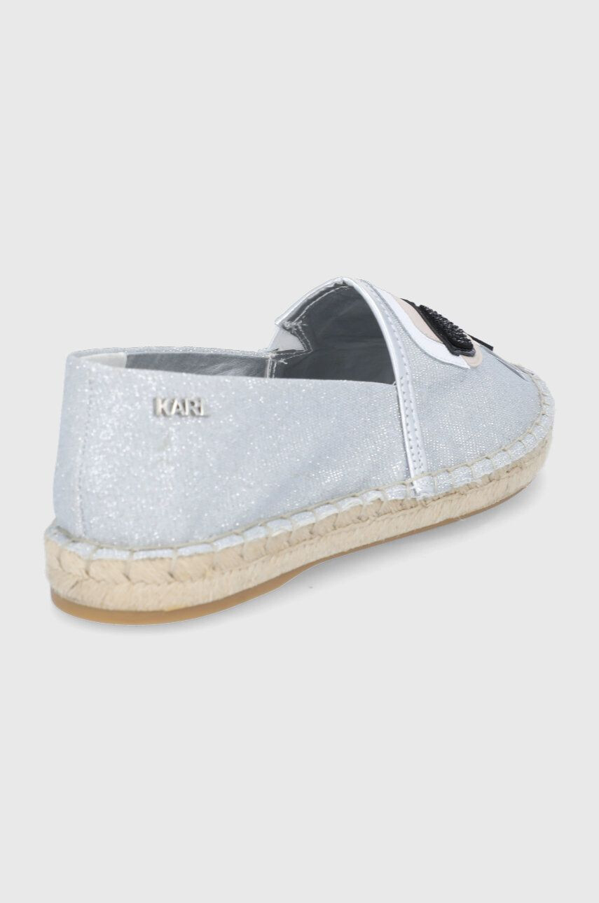 Karl Lagerfeld espadrile KAMINI culoarea alb KL80117L - Pled.ro