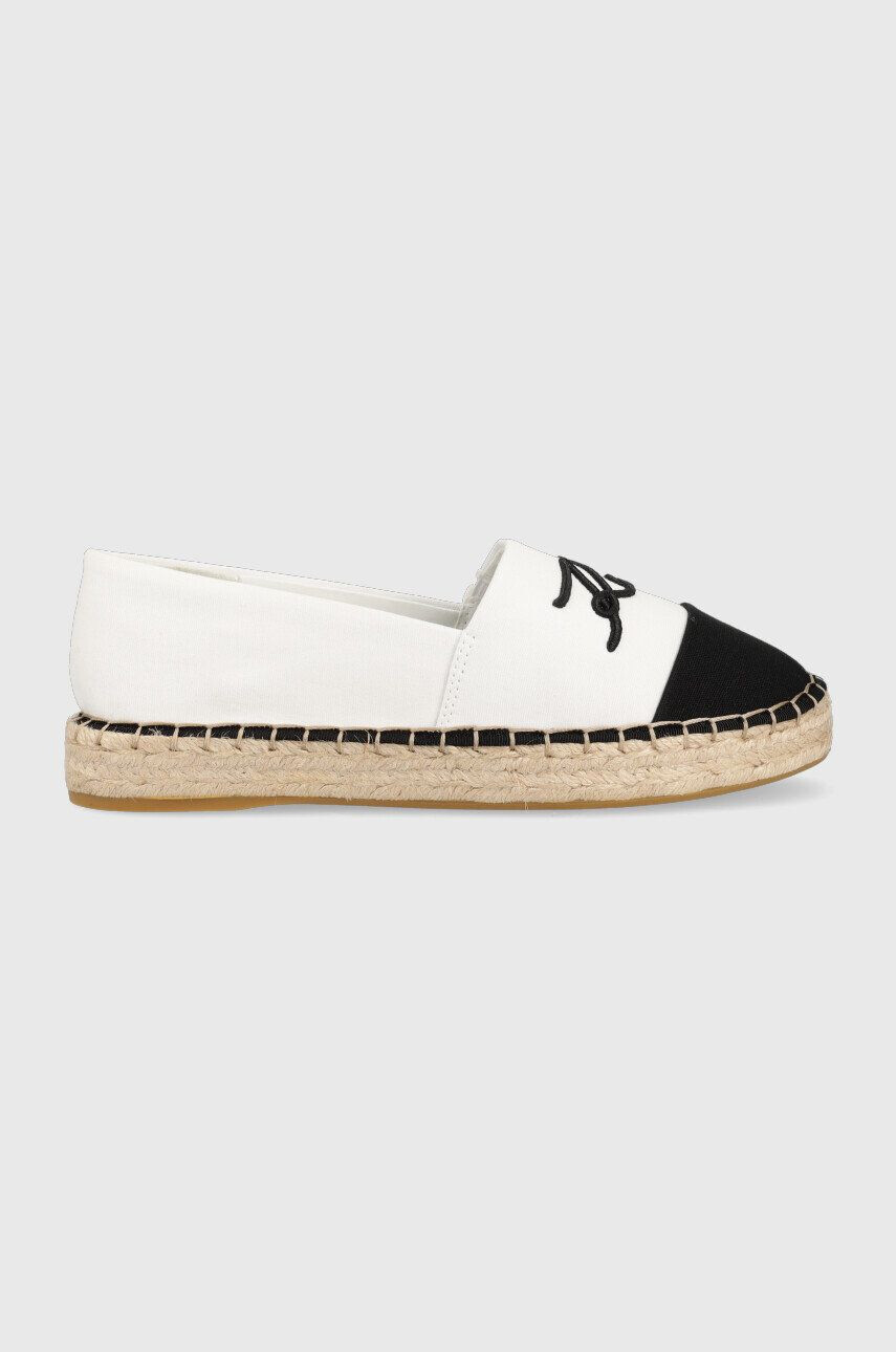 Karl Lagerfeld espadrile KAMINI culoarea alb - Pled.ro