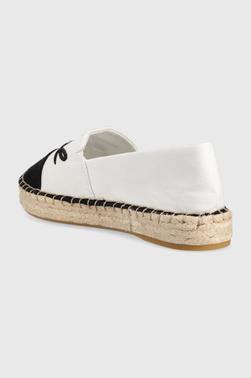 Karl Lagerfeld espadrile KAMINI culoarea alb - Pled.ro