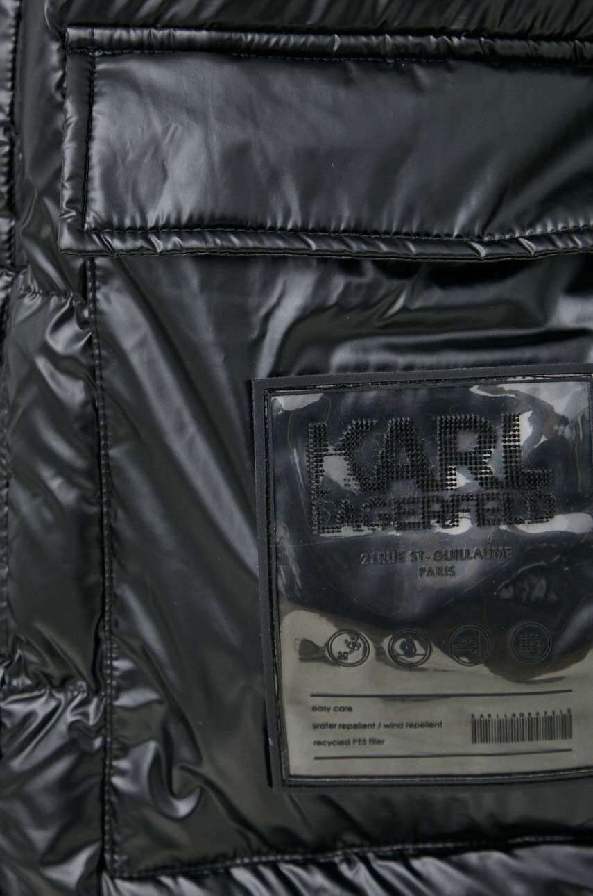 Karl Lagerfeld geaca barbati culoarea negru de tranzitie - Pled.ro