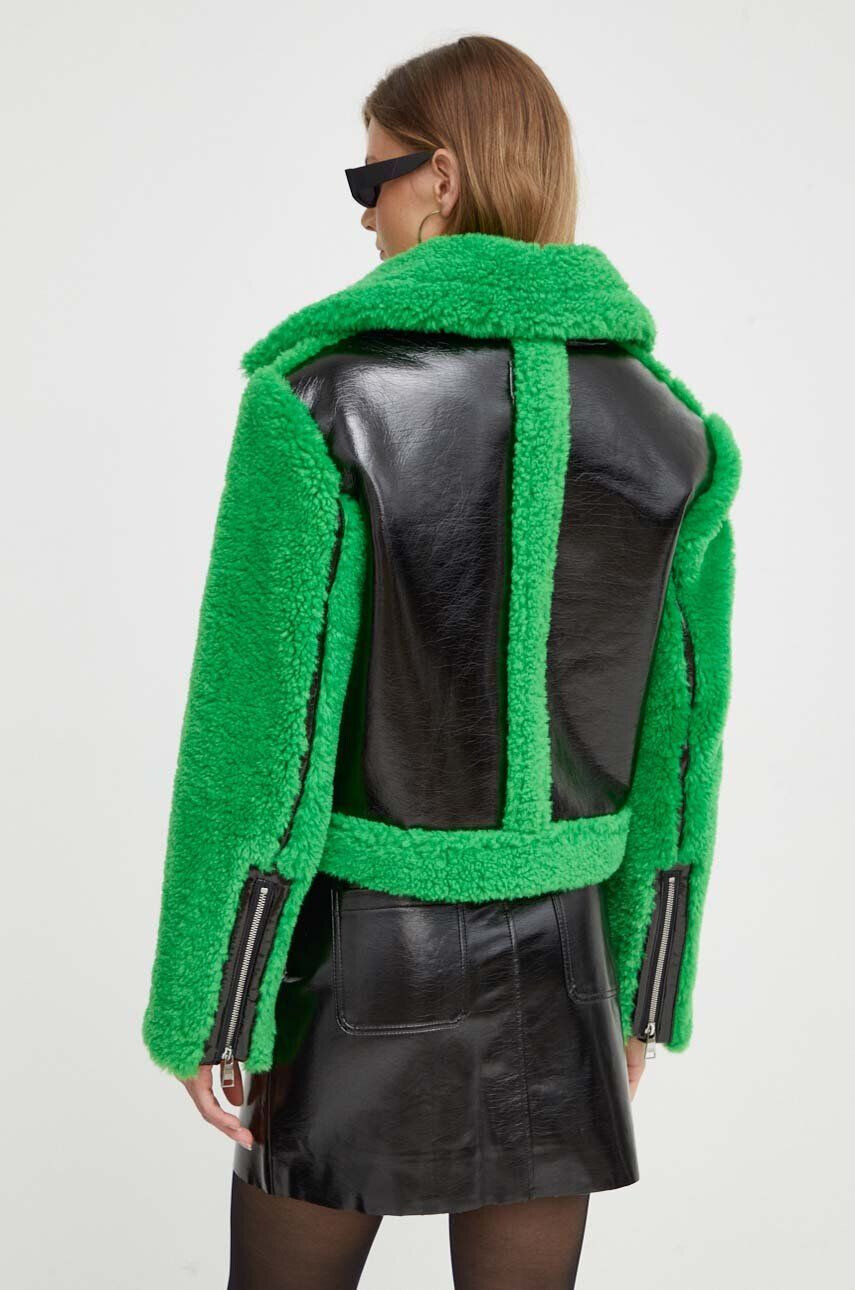 Karl Lagerfeld geaca femei culoarea verde de tranzitie - Pled.ro