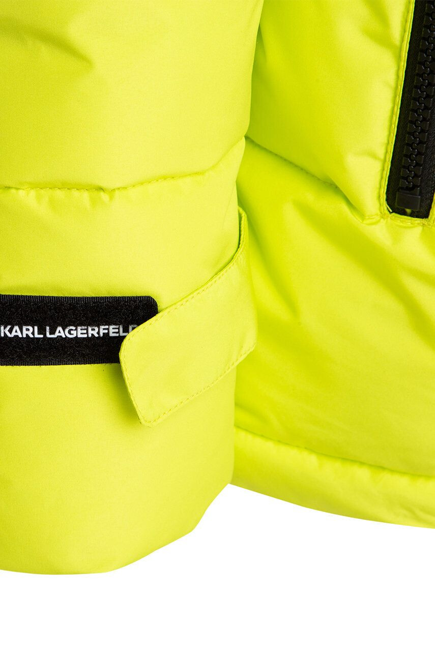 Karl Lagerfeld geaca copii culoarea verde - Pled.ro