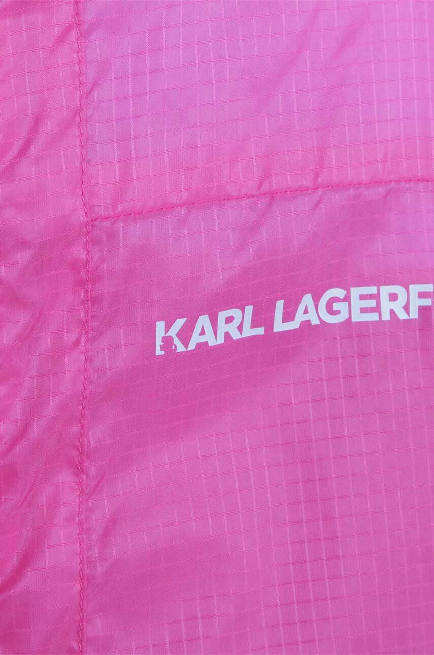 Karl Lagerfeld geaca copii culoarea roz - Pled.ro