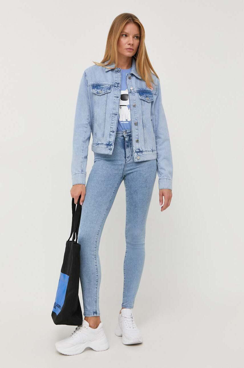 Karl Lagerfeld geaca jeans femei de tranzitie - Pled.ro