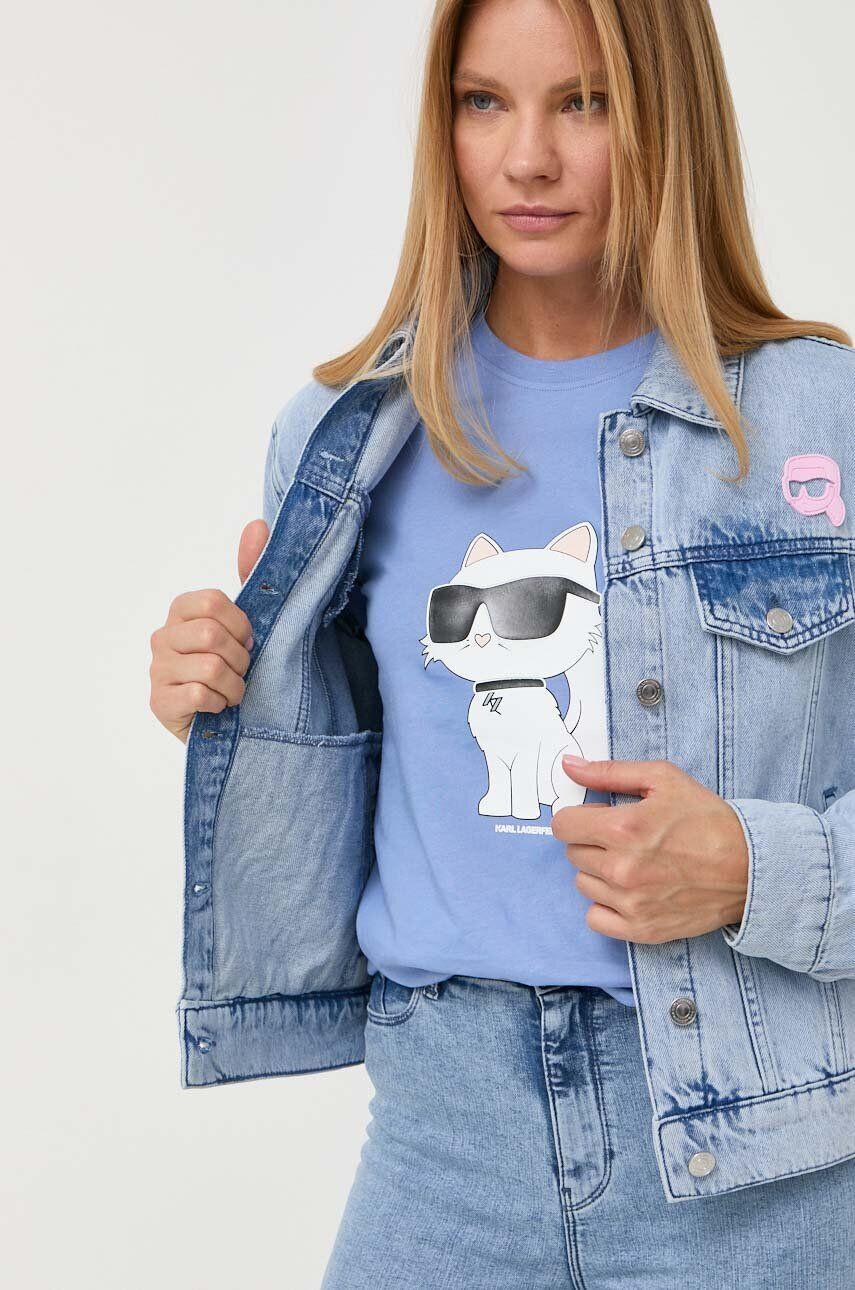 Karl Lagerfeld geaca jeans femei de tranzitie - Pled.ro