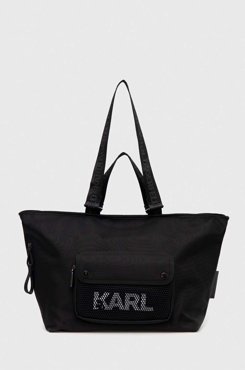 Karl Lagerfeld geanta culoarea negru - Pled.ro