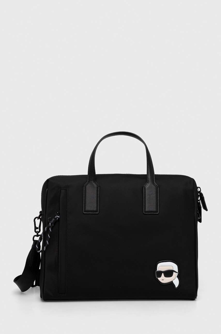 Karl Lagerfeld geanta culoarea negru - Pled.ro