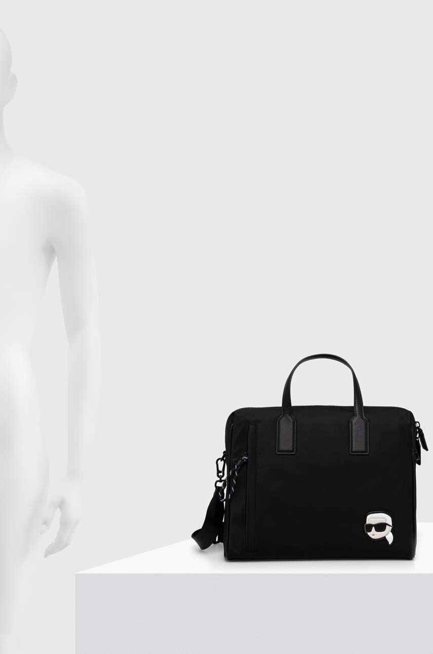 Karl Lagerfeld geanta culoarea negru - Pled.ro