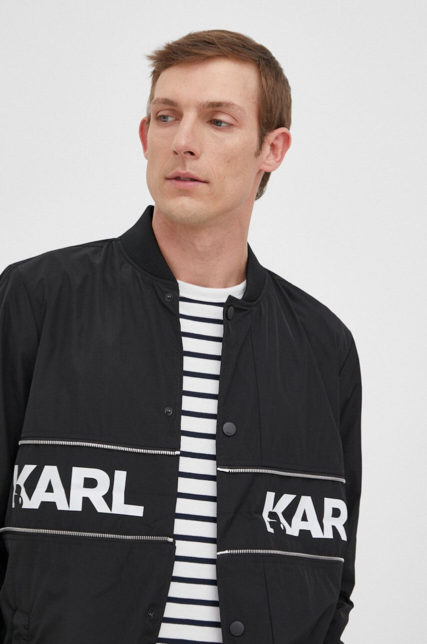 Karl Lagerfeld glob culoarea negru de tranzitie - Pled.ro