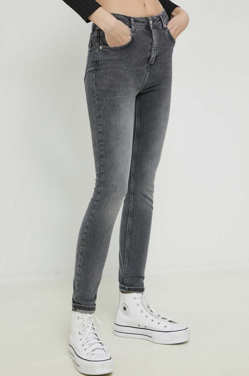 Karl Lagerfeld Jeans jeansi femei high waist - Pled.ro