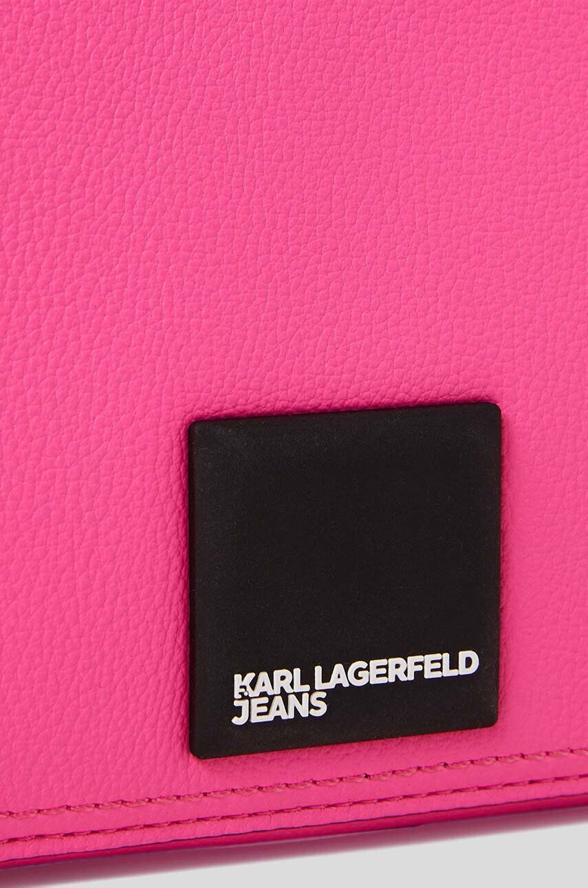 Karl Lagerfeld Jeans poseta culoarea negru - Pled.ro