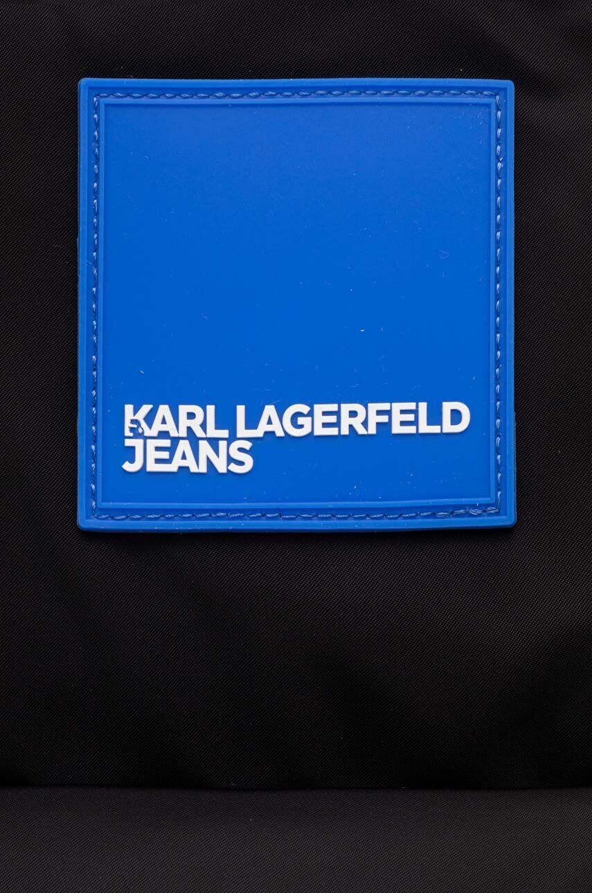 Karl Lagerfeld Jeans rucsac culoarea negru mare modelator - Pled.ro