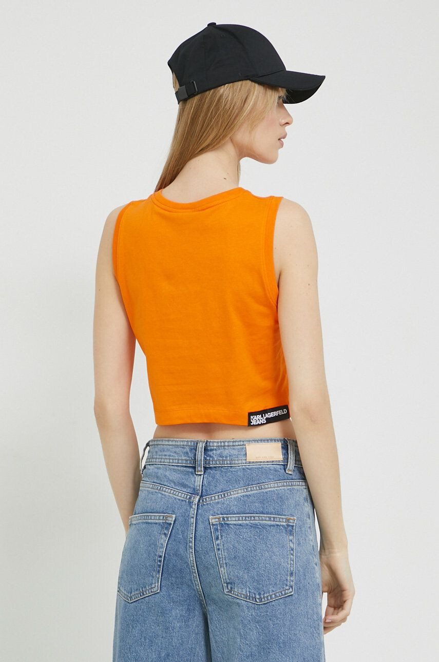 Karl Lagerfeld Jeans top din bumbac - Pled.ro