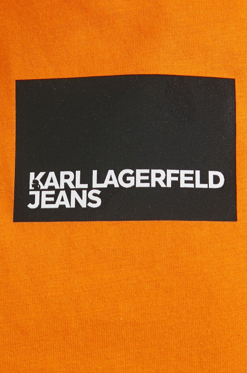 Karl Lagerfeld Jeans top din bumbac - Pled.ro