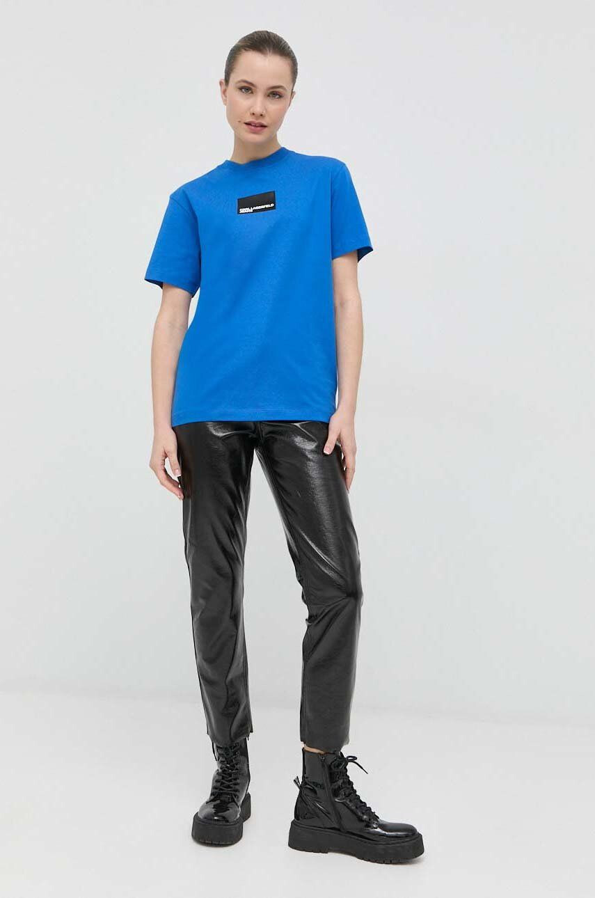 Karl Lagerfeld Jeans tricou din bumbac - Pled.ro