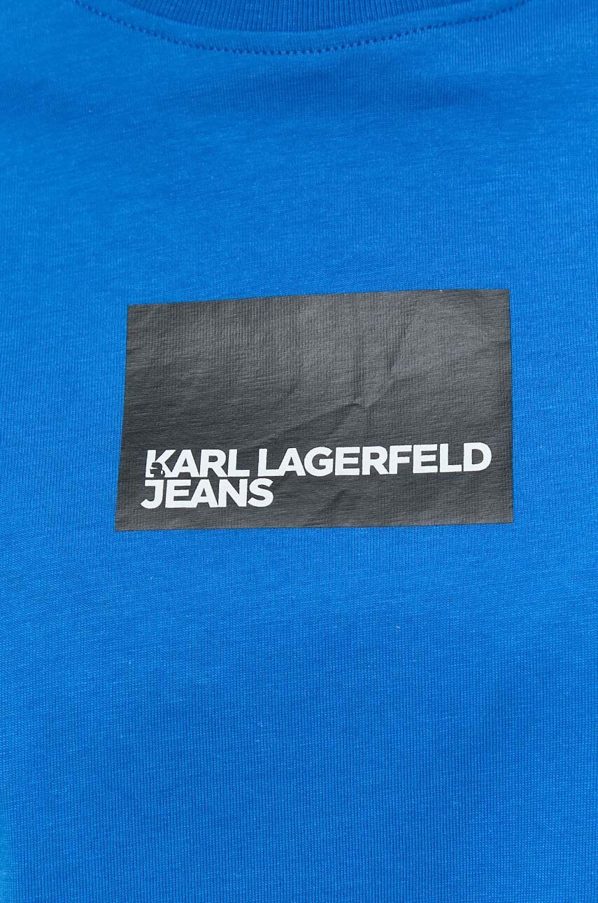 Karl Lagerfeld Jeans tricou din bumbac - Pled.ro