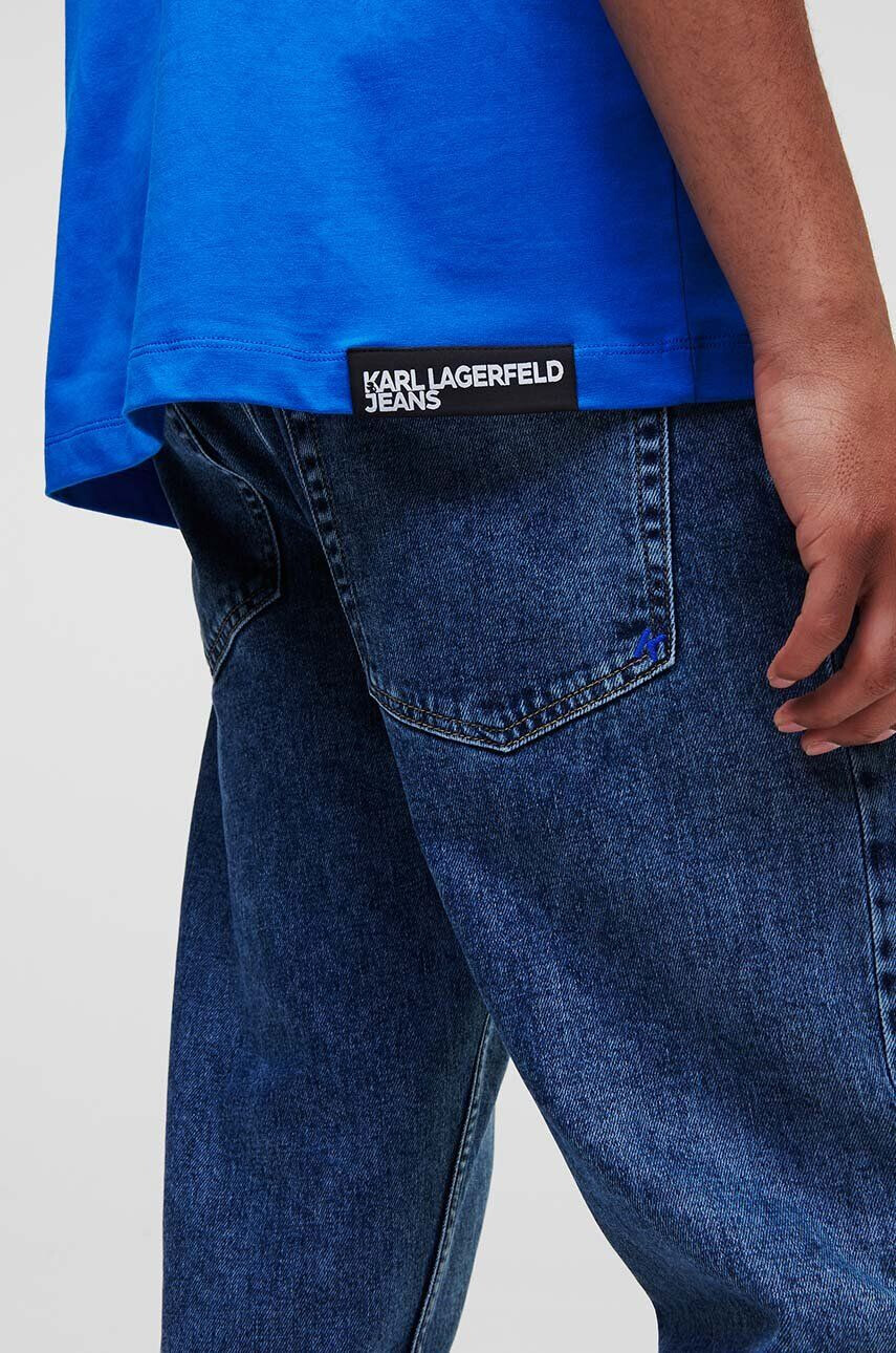 Karl Lagerfeld Jeans tricou din bumbac cu imprimeu - Pled.ro