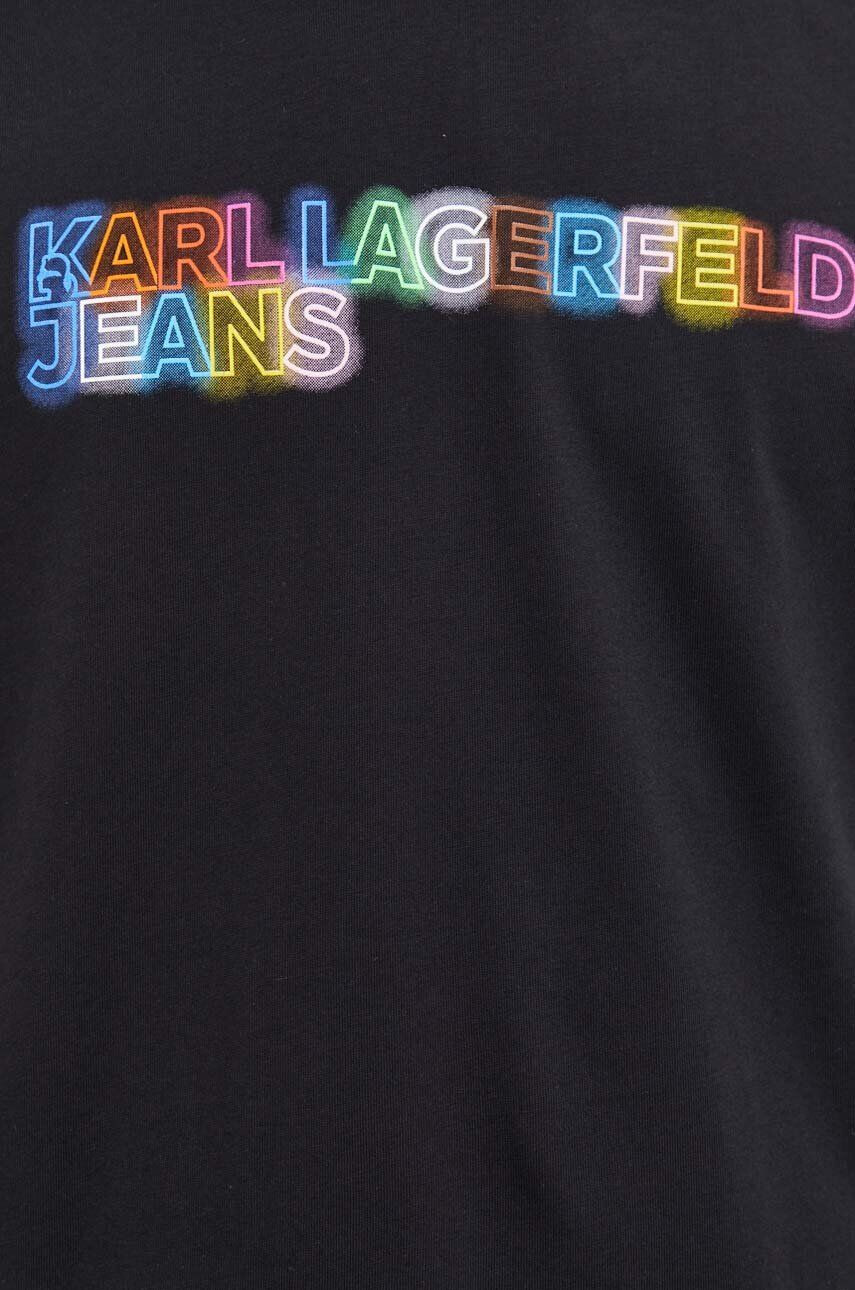 Karl Lagerfeld Jeans tricou din bumbac - Pled.ro